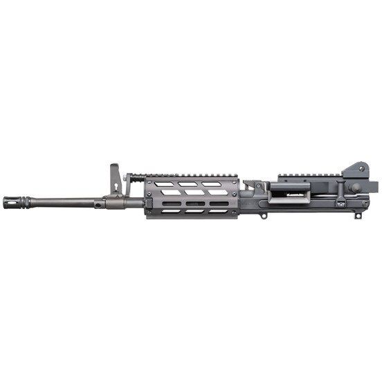 Piston fed AR-15 upper receiver with M-LOK handguard.